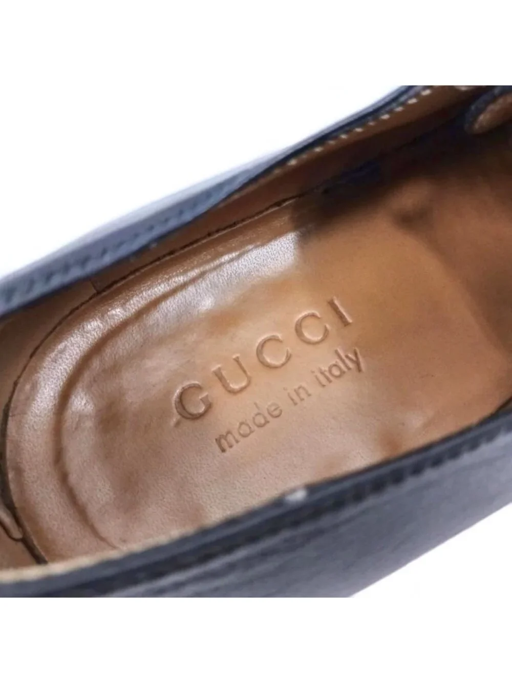 Gucci Business Shoes Lace-up Leather Black 6